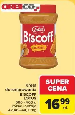 Carrefour Krem do smarowania BISCOFF LOTUS oferta