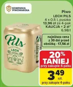 Carrefour Piwo Lech Pils oferta