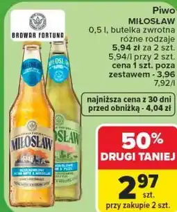 Carrefour Piwo Miłosław oferta