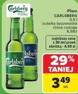 Carrefour Piwo Carlsberg oferta