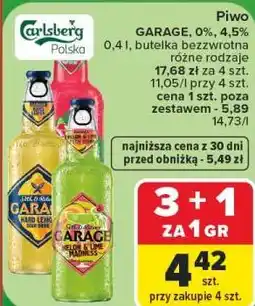 Carrefour Piwo Garage oferta