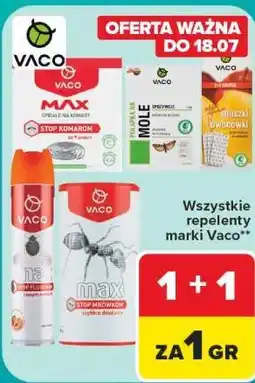 Carrefour Wszystkie repelenty marki Vaco oferta