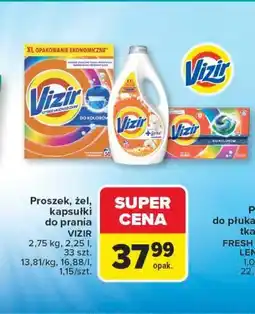 Carrefour Vizir Proszek, żel, kapsułki do prania oferta