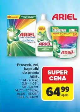 Carrefour Ariel Proszek, żel, kapsułki do prania oferta