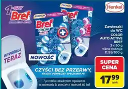 Carrefour Zawieszki do WC Color Auto Active Bref oferta