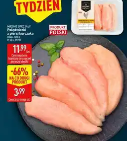 ALDI Poledwiczki z piersi kurczaka oferta