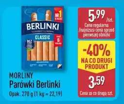 ALDI MORLINY Parówki Berlinki oferta