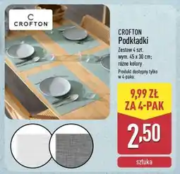 ALDI CROFTON Podkładki oferta