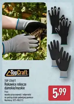 ALDI TOP CRAFT Rękawice robocze damskie/męskie oferta