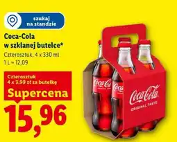 Lidl Coca-Cola w szklanej butelce oferta