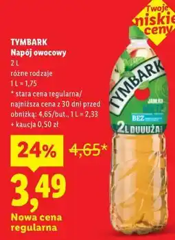 Lidl Tymbark Napój owocowy oferta