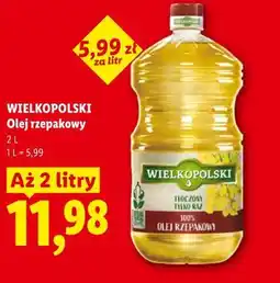 Lidl WIELKOPOLSKI Olej rzepakowy oferta