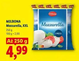 Lidl Milbona Mozzarella, XXL oferta