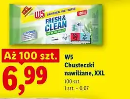 Lidl W5 Chusteczki nawilżane, XXL oferta