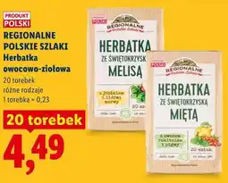 Lidl REGIONALNE POLSKIE SZLAKI Herbatka owocowo-ziołowa oferta