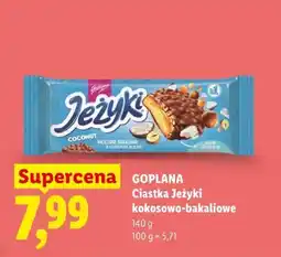 Lidl GOPLANA Ciastka Jeżyki kokosowo-bakaliowe oferta