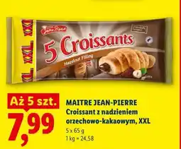 Lidl Maitre Jean-Pierre Croissant z nadzieniem orzechowo-kakaowym, XXL oferta