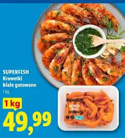 Lidl Superfish Krewetki białe gotowane oferta