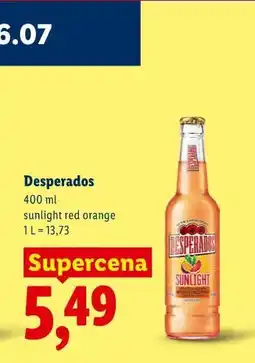Lidl Desperados sunlight red orange oferta
