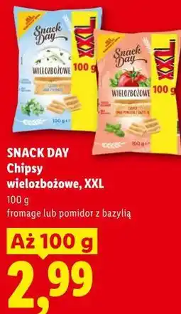 Lidl SNACK DAY Chipsy wielozbożowe, XXL oferta