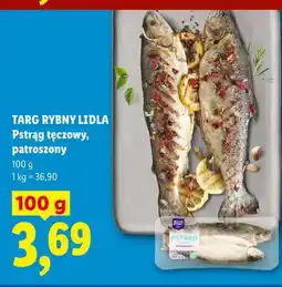 Lidl Targ Rybny Lidla Pstrąg tęczowy, patroszony oferta