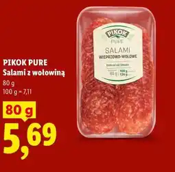 Lidl PIKOK PURE Salami z wołowiną oferta