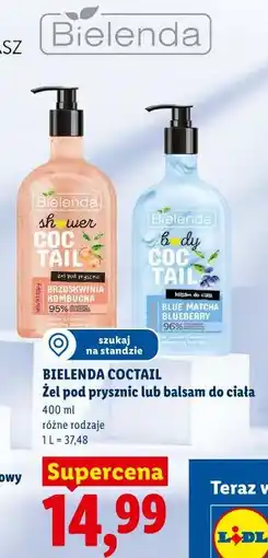 Lidl BIELENDA COCTAIL Żel pod prysznic lub balsam do ciała oferta