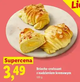 Lidl Brioche-croissant z nadzieniem kremowym oferta