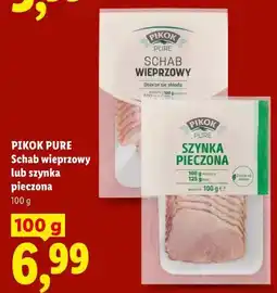 Lidl PIKOK PURE Schab wieprzowy lub szynka pieczona oferta