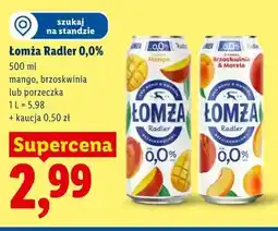 Lidl Łomża Radler 0,0% oferta