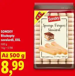 Lidl Sondey Biszkopty savoiardi, XXL oferta