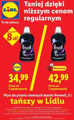 Lidl Płyn do prania ciemnych tkanin Perwoll oferta