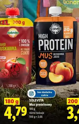 Lidl Solevita mus proteinowy oferta