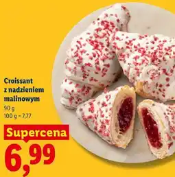 Lidl Croissant z nadzieniem malinowym oferta
