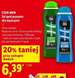 Lidl CIEN MEN Żel pod prysznic dla mężczyzn oferta