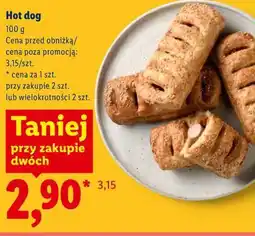Lidl Hot dog oferta