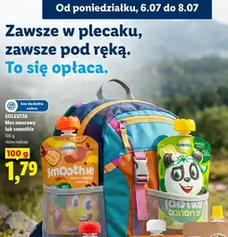 Lidl Solevita mus owocowy lub smoothie oferta