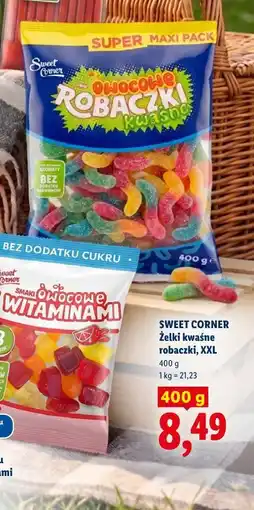 Lidl SWEET CORNER Żelki kwaśne robaczki, XXL oferta