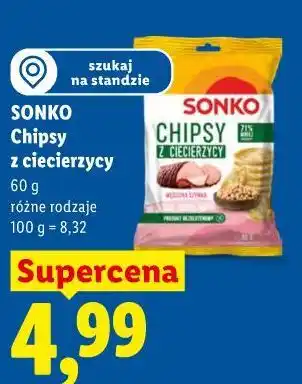 Lidl SONKO Chipsy z ciecierzycy oferta