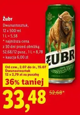 Lidl Żubr Dwunastosztuk oferta