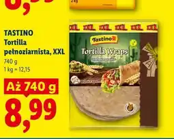 Lidl Tastino Tortilla pełnoziarnista, XXL oferta