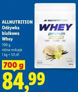 Lidl ALLNUTRITION Odżywka białkowa Whey oferta