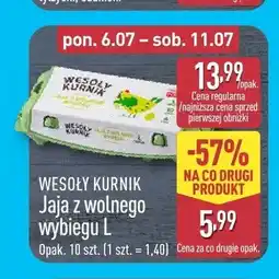ALDI Jaja z wolnego wybiegu L Wesoły Kurnik oferta