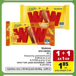 Carrefour Express Wafelek WW E.Wedel pomarańczowy oferta
