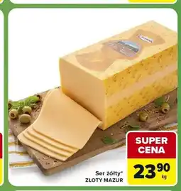 Carrefour Express Ser żółty Złoty Mazur oferta