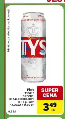 Carrefour Express Piwo bezalkoholowe Tyskie oferta