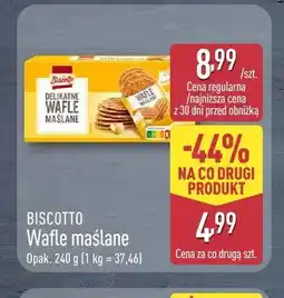 ALDI Wafle maślane Biscotto oferta