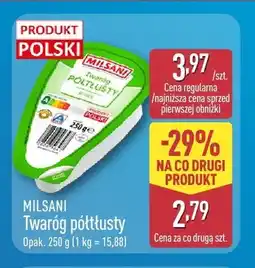 ALDI Twaróg półtłusty Milsani oferta