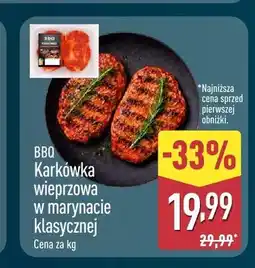 ALDI Karkówka wieprzowa w marynacie klasycznej BBQ oferta
