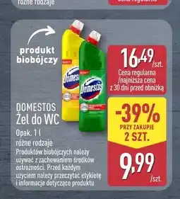 ALDI Żel do WC Domestos oferta